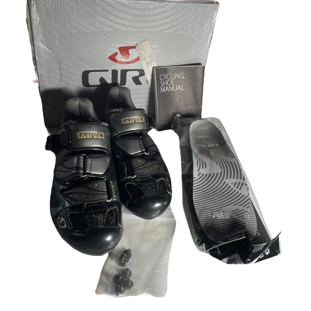 Giro Espada Cycling Road Bike Shoes Women's US 6.5 Black New 2015